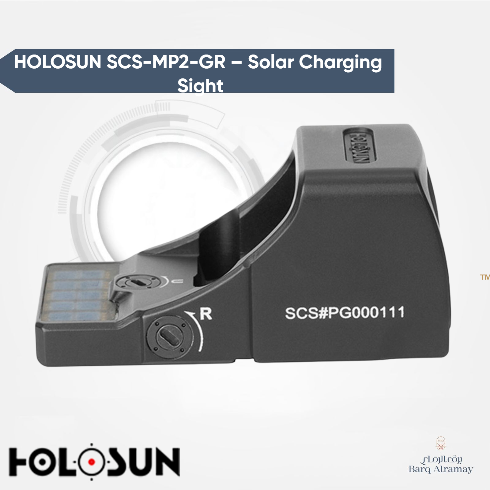 HOLOSUN SCS-MP2-GR – Solar Charging Sight ( رد دوت هوليسون ) - الصورة 2