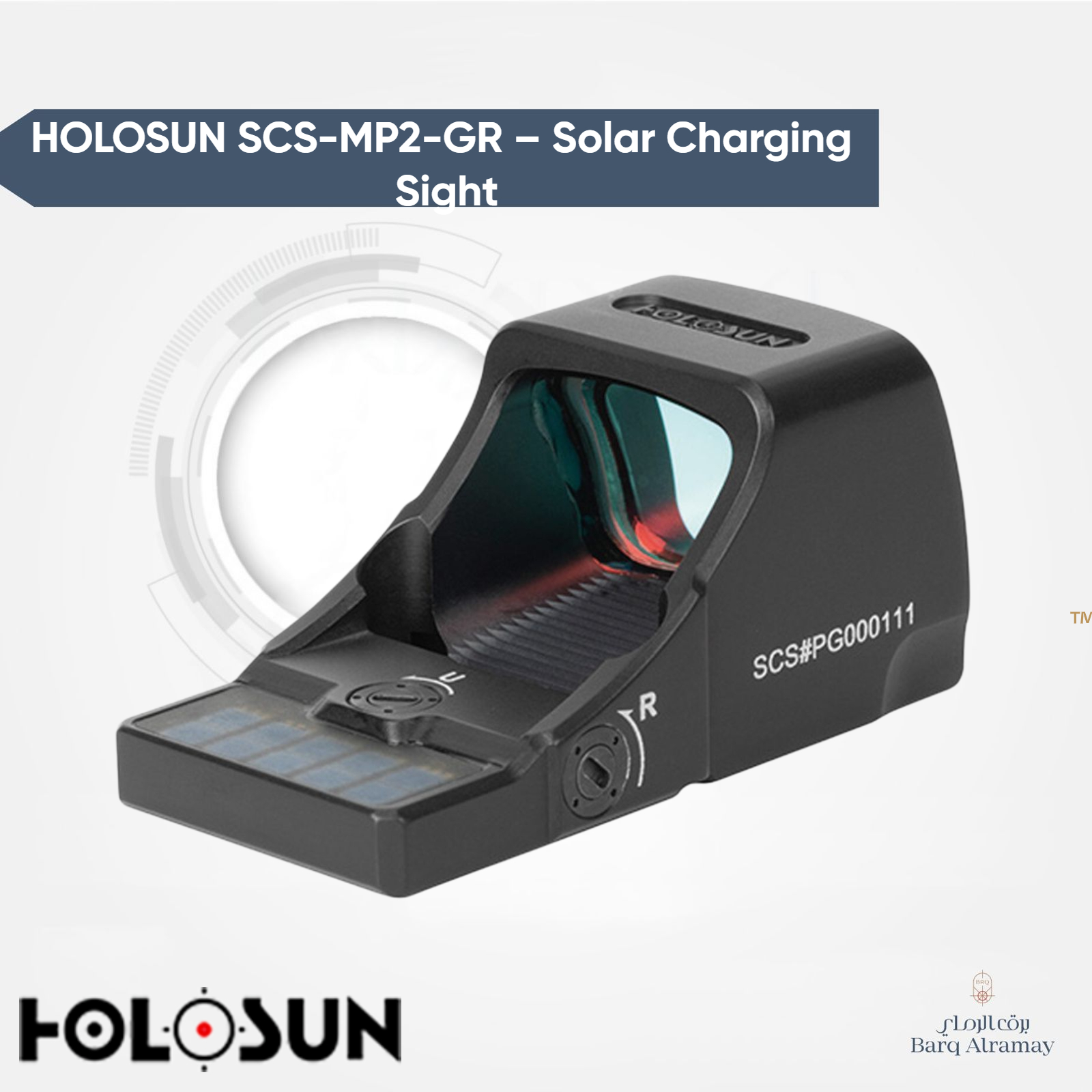 HOLOSUN SCS-MP2-GR – Solar Charging Sight ( رد دوت هوليسون ) - الصورة 3
