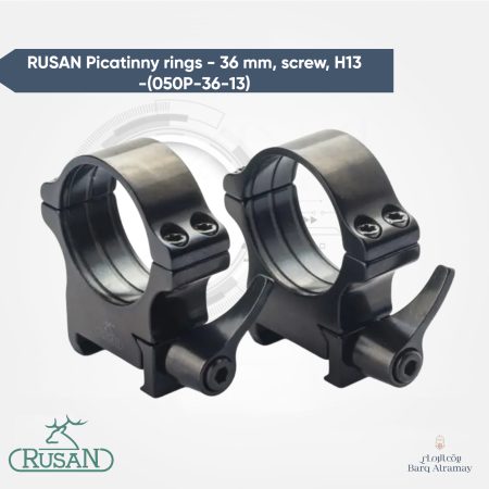RUSAN Picatinny Rings - 36 mm, screw, H13-(050P-36-13) حلقة قاعدة بيكاتيني