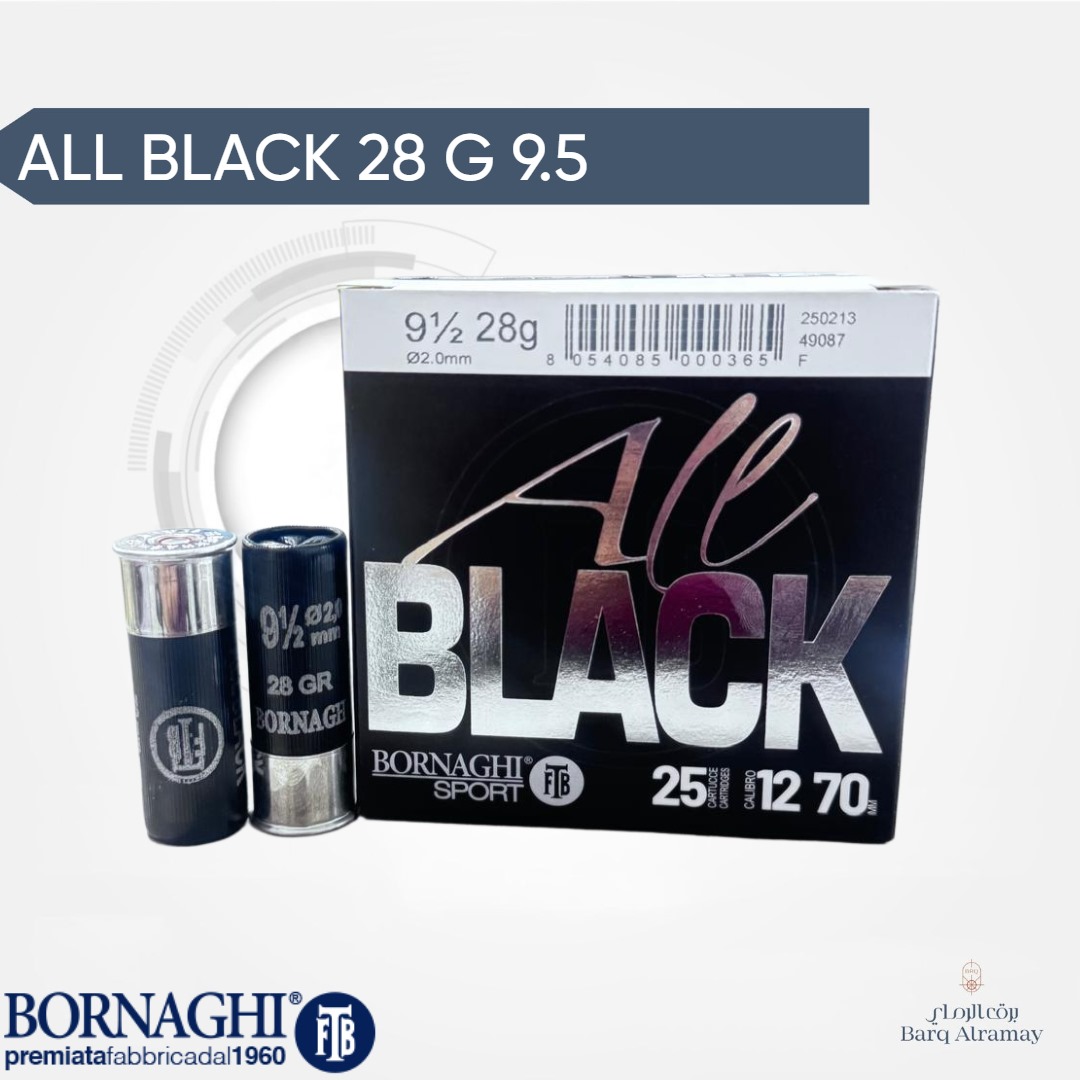 ALL BLACK 28G 9.5
