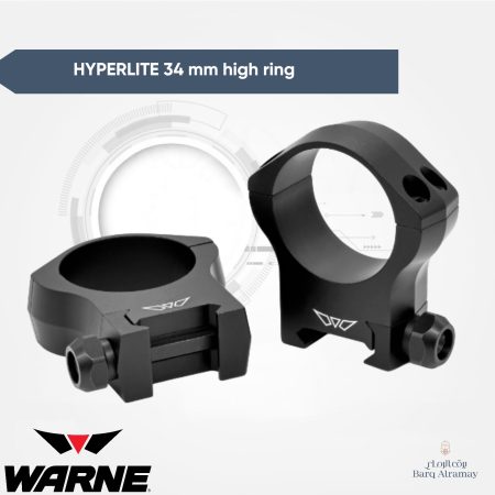 HYPERLITE 34mm High Ring (Warne 8522M) قاعدة دربيل