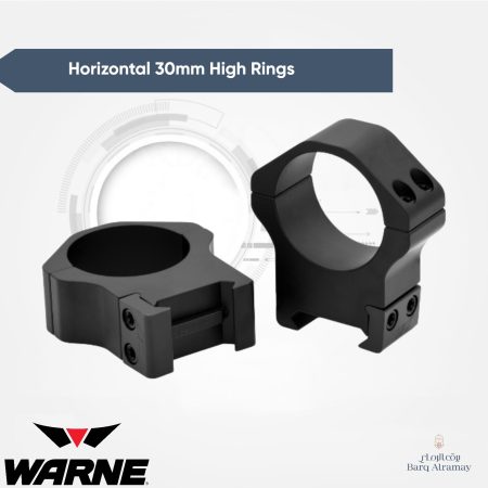 قاعدة دربيل Horizontal 30mm High Rings [Warne 515M]