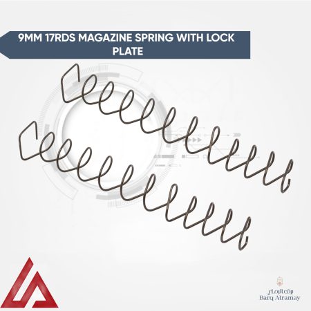 9MM 17rds Magazine Spring with Lock Plate ( سبرنج مخزن ألين 17 طلقة )