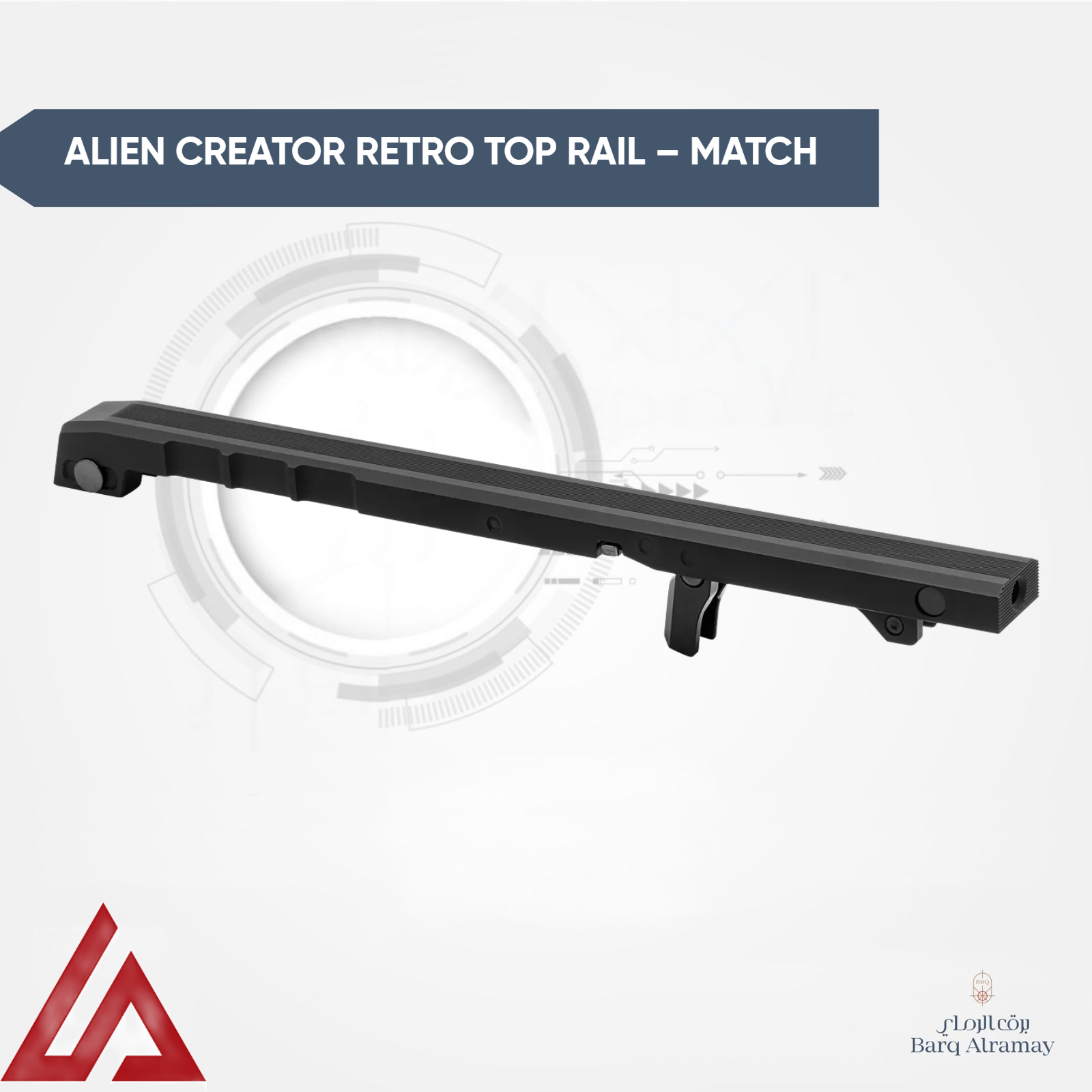 Alien Creator RETRO Top Rail –light trigger ( ريل مسدس ألين Creator ) - Image 2