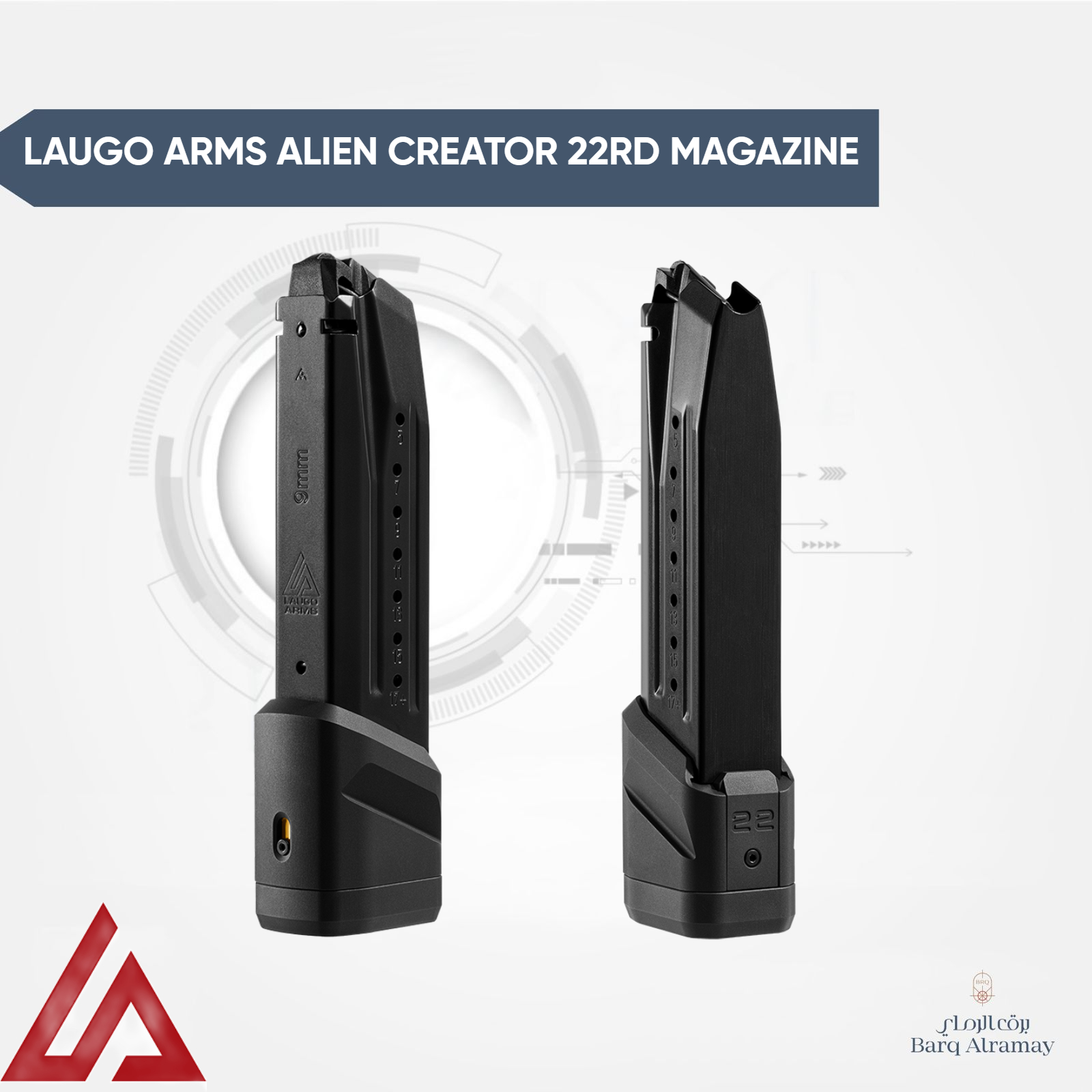 Laugo Arms Alien Creator 22rd Magazine ( مخزن ألين Creator بسعه 22 طلقة ) - Image 2