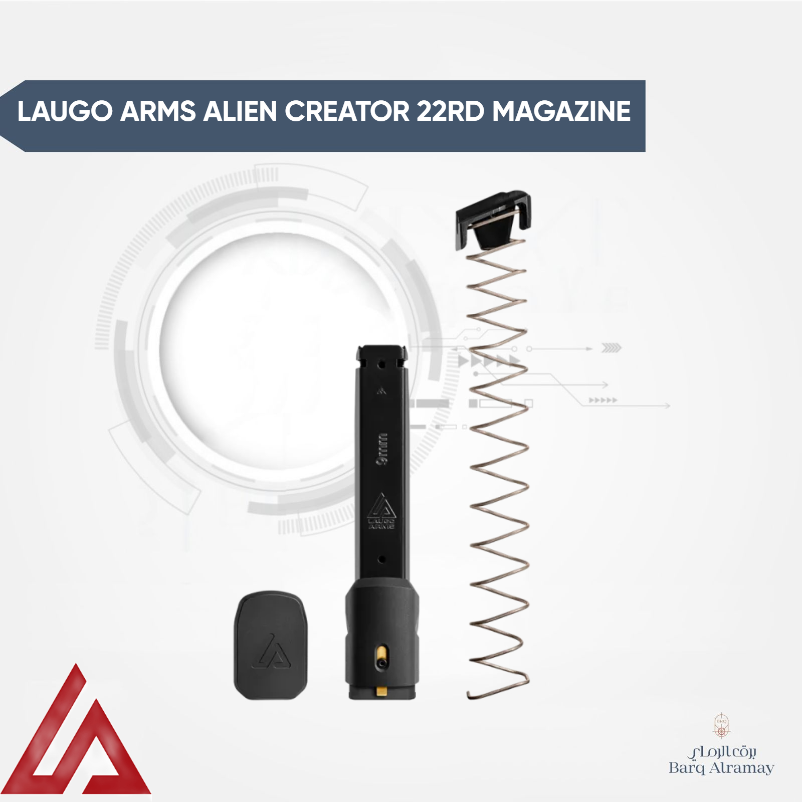 Laugo Arms Alien Creator 22rd Magazine ( مخزن ألين Creator بسعه 22 طلقة ) - Image 4