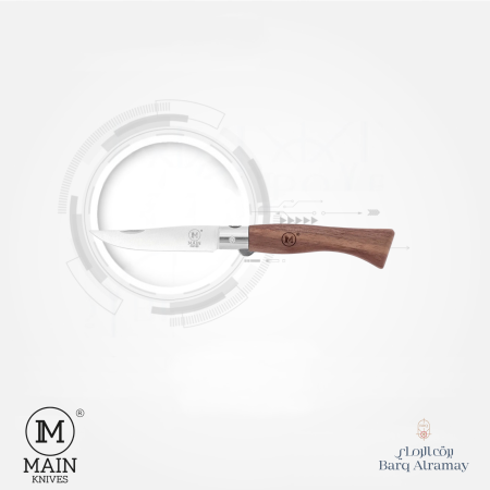 10001. Italian line pocket knife - Walnut wood-سكين جيب إيطالي - خشب الجوز