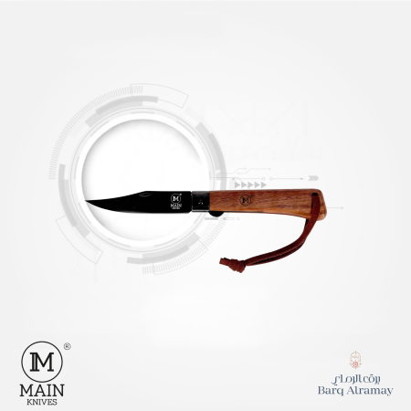 NEW 1154. Workers line pocket knife - TIT coating and Walnut wood-سكين جيب من إنتاج شركة ووركرز لاين - طلاء TIT وخشب الجوز