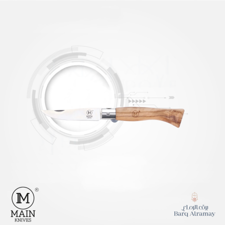 NEW 10008. Italian line pocket knife - Olive wood-سكين جيب إيطالي - خشب الزيتون