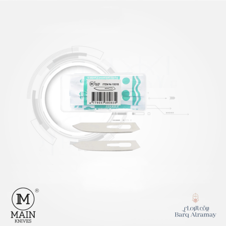 NEW 10018. Interchangeable blades, 6 units set- شفرات قابلة للتبديل، مجموعة من 6 وحدات