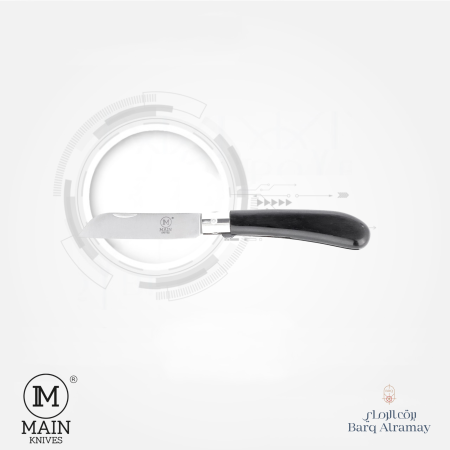 1300. German line pocket knife - Black pressed wood-سكين جيب ألمانية الصنع - خشب مضغوط أسود