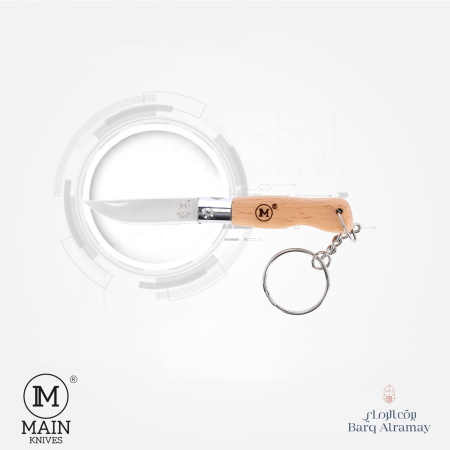 6000. Mini line pocket knife - Beech wood-سكين جيب صغيرة - خشب الزان